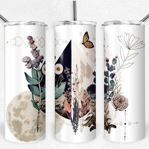Boho Celestial Metal Insulated Tumbler